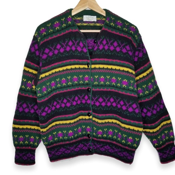 Vintage Sweaters - Vintage United Colors of Benetton Sweater Cardigan